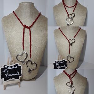 Handmade lariat necklace